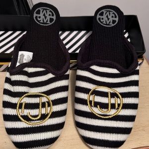 Initial J slippers